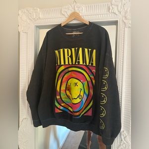 Urban Outfitters Nirvana Crew Sweatshirt Size S/M